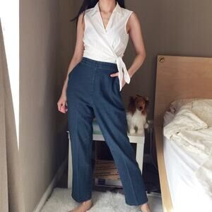 Laura Scott High Rise Denim Pants.-DA5